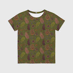 Детская футболка Шишки разные