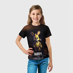 Футболка детская Spring Bonnie Five Nights at Freddys, цвет: 3D-принт — фото 2