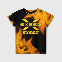 Футболка детская Exeed - gold gradient, цвет: 3D-принт