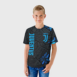 Футболка детская Juventus logo, цвет: 3D-принт — фото 2