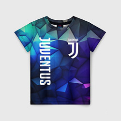 Футболка детская Juventus logo blue, цвет: 3D-принт