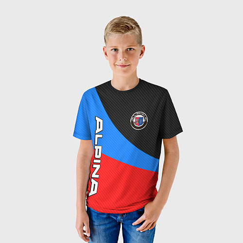 Детская футболка Alpina - classic colors / 3D-принт – фото 3