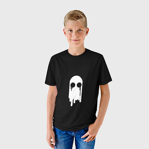Детская футболка Плачущее привидение / 3D-принт – фото 3