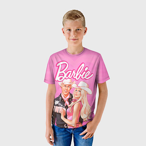 Детская футболка Барби и Кен Фильм / 3D-принт – фото 3