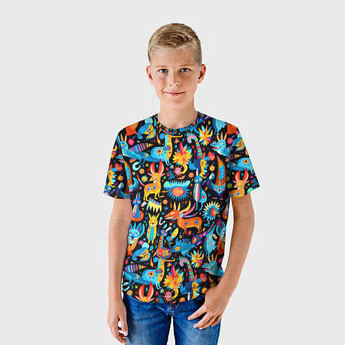 Детская футболка Космические чудики / 3D-принт – фото 3