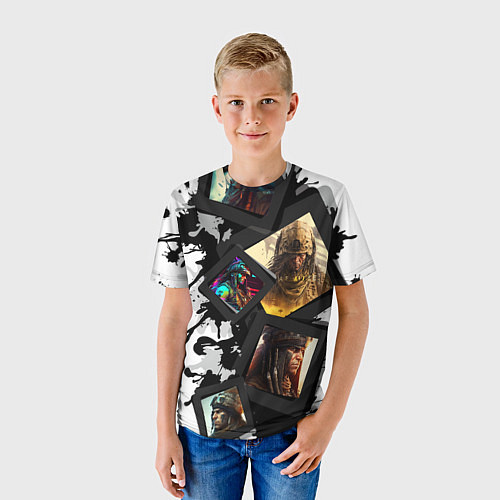Детская футболка Вождь Апачи / 3D-принт – фото 3