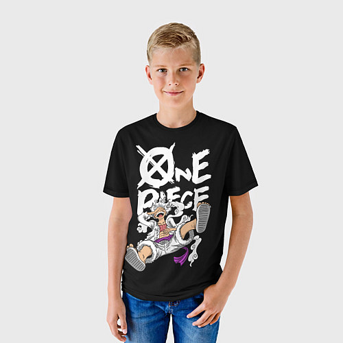 Детская футболка One piece - gear 5 luffy / 3D-принт – фото 3