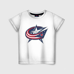 Футболка детская Columbus blue jackets - Sergey Bobrovsky, цвет: 3D-принт