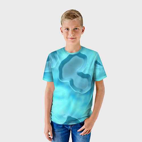 Детская футболка Мятые облака / 3D-принт – фото 3