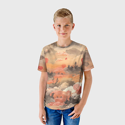 Детская футболка Japen pattern / 3D-принт – фото 3