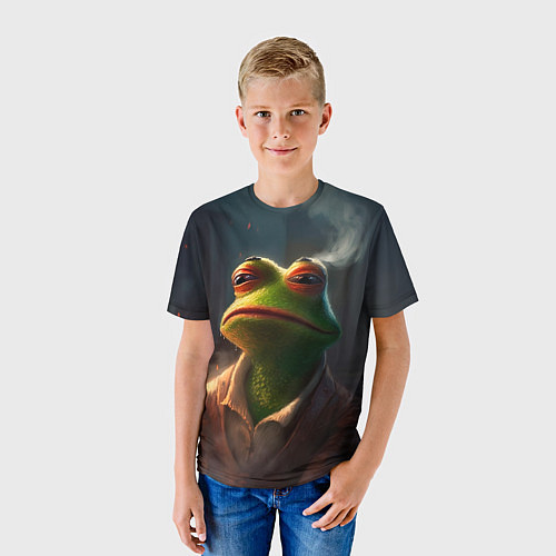 Детская футболка Frog Pepe / 3D-принт – фото 3