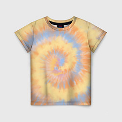 Футболка детская Tie-Dye дизайн, цвет: 3D-принт