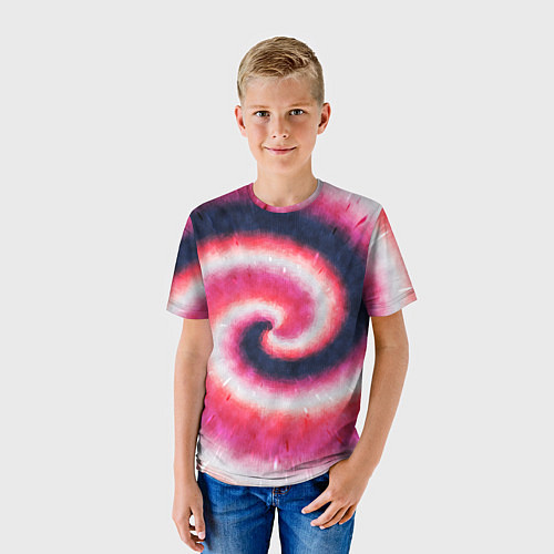 Детская футболка Tie-Dye дизайн / 3D-принт – фото 3