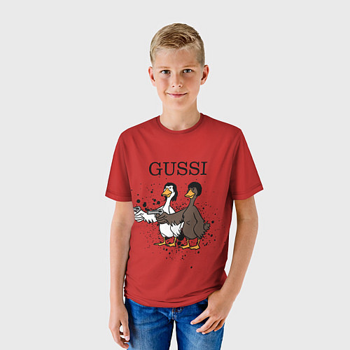 Детская футболка Гусси из криминального чтиво / 3D-принт – фото 3