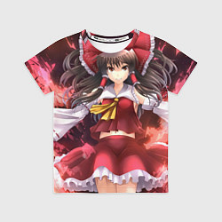 Футболка детская Touhou Project Рейму, цвет: 3D-принт