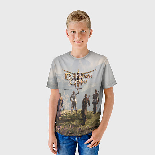 Детская футболка Отряд Врат Балдура / 3D-принт – фото 3