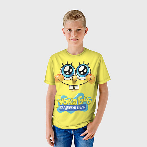 Детская футболка Губка Боб квадратные штаны / 3D-принт – фото 3
