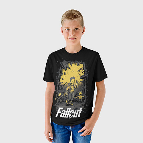 Детская футболка Fallout boys / 3D-принт – фото 3