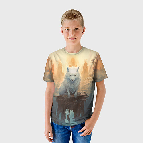 Детская футболка Великий волк Сиф / 3D-принт – фото 3