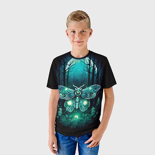 Детская футболка Призрачный мотылек / 3D-принт – фото 3