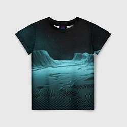 Футболка детская Space landscape - vaporwave, цвет: 3D-принт