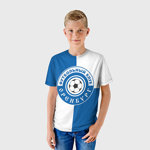 Детская футболка ФК Оренбург / 3D-принт – фото 3