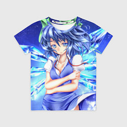 Футболка детская Touhou Project Cirno Чируно 9, цвет: 3D-принт