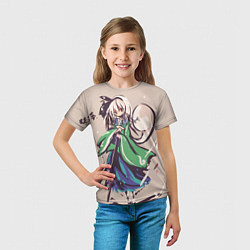 Футболка детская Touhou Project Youmu Konpaku, цвет: 3D-принт — фото 2
