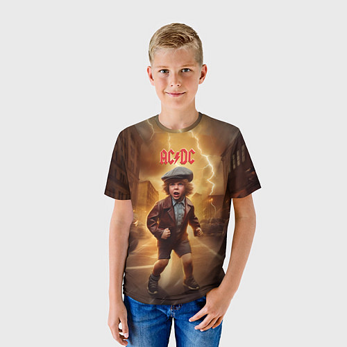 Детская футболка ACDC boy / 3D-принт – фото 3