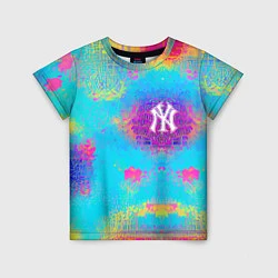 Футболка детская New York Yankees - baseball team - logo, цвет: 3D-принт