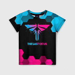 Футболка детская The Last Of Us - neon gradient, цвет: 3D-принт