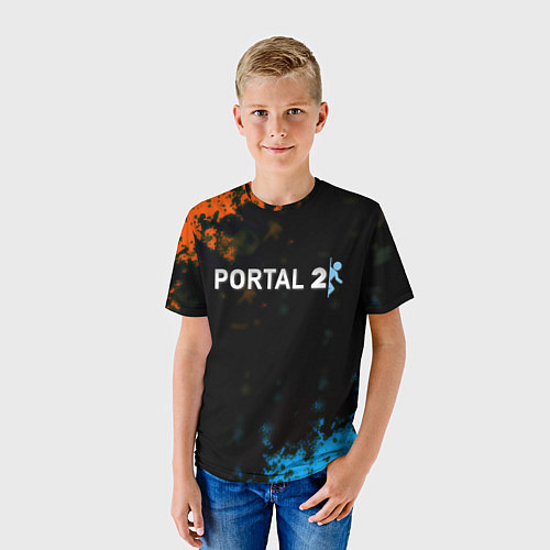 Детская футболка Portal game / 3D-принт – фото 3
