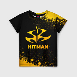 Футболка детская Hitman - gold gradient, цвет: 3D-принт