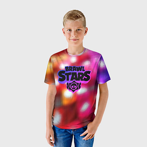 Детская футболка Brawl stars network / 3D-принт – фото 3