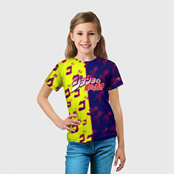 Футболка детская JoJo Bizarre Adventure night skin, цвет: 3D-принт — фото 2