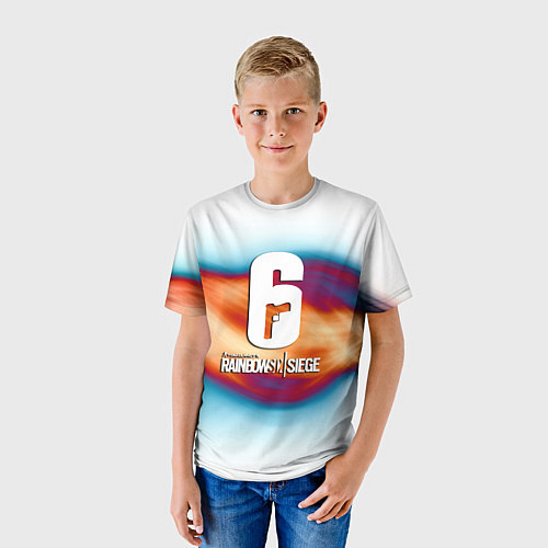 Детская футболка Rainbow six game / 3D-принт – фото 3