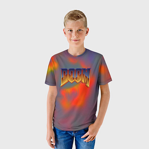 Детская футболка Дум планета марс / 3D-принт – фото 3