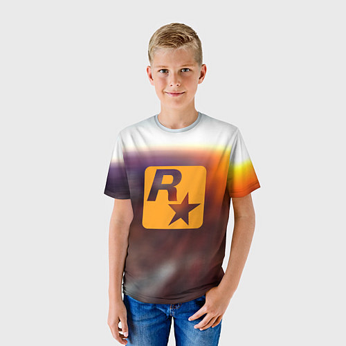 Детская футболка Grand Theft Auto rockstar game / 3D-принт – фото 3