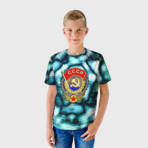 Детская футболка Назад в ссср негатив / 3D-принт – фото 3