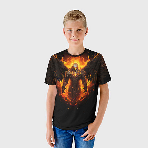 Детская футболка Пламенный Бог Тот / 3D-принт – фото 3