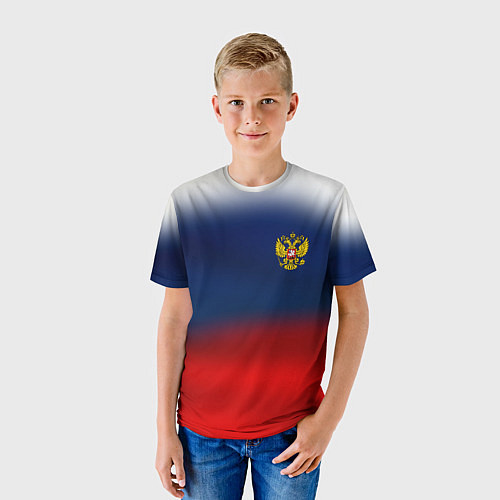 Детская футболка Символика России герб / 3D-принт – фото 3