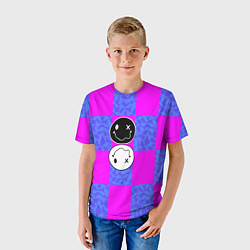 Футболка детская Smile chaos, цвет: 3D-принт — фото 2