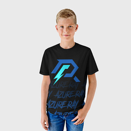 Детская футболка Azure ray / 3D-принт – фото 3