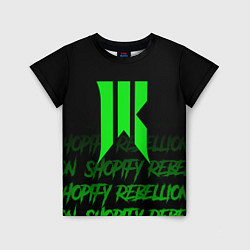 Футболка детская Shopify Rebellion, цвет: 3D-принт