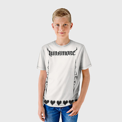 Детская футболка Lunamore white / 3D-принт – фото 3