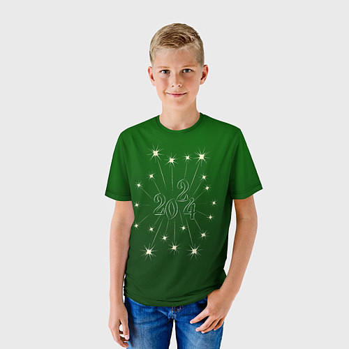 Детская футболка Салют 2024 / 3D-принт – фото 3