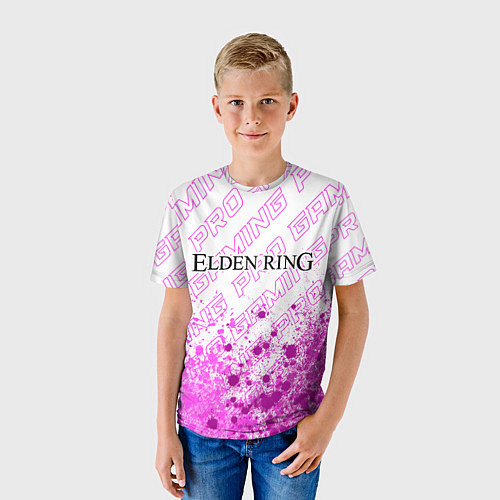 Детская футболка Elden Ring pro gaming посередине / 3D-принт – фото 3