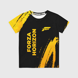 Футболка детская Forza Horizon - gold gradient вертикально, цвет: 3D-принт
