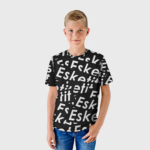 Детская футболка Esskeetit rap / 3D-принт – фото 3