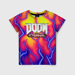 Футболка детская Doom eternal srotm shadow, цвет: 3D-принт